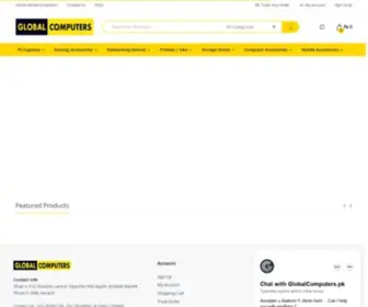 Globalcomputers.pk(Computers and Laptops Shop In Pakistan. Global Computers) Screenshot