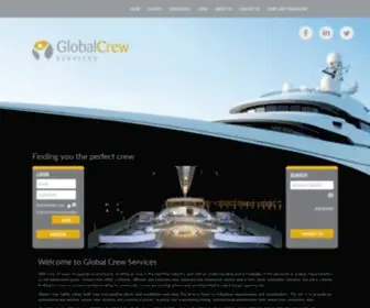 Globalcrewservices.com(Global crew) Screenshot