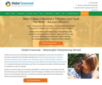 Globalcrossroad.com(Volunteer Abroad) Screenshot