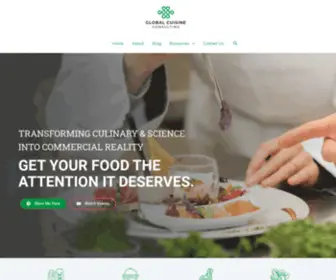 Globalcuisineconsulting.com(Global Cuisine Consulting's Chef Junnie Lai) Screenshot