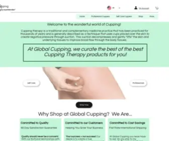 Globalcupping.com(Cupping Supplies) Screenshot