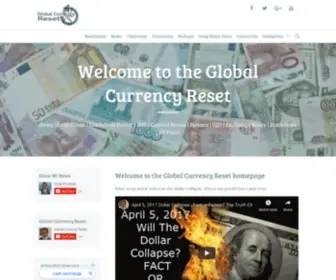 Globalcurrencyreset.net(Learn about the Global Currency Reset) Screenshot