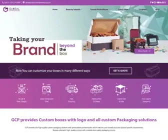 Globalcustompackaging.com(Custom Boxes With Logo) Screenshot