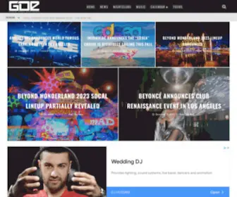 Globaldanceelectronic.com(Global Dance Electronic) Screenshot