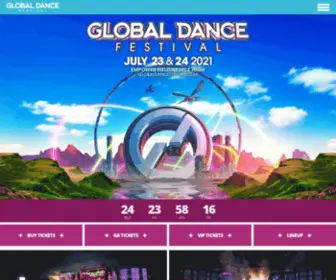 Globaldancefestival.com(Global Dance Festival) Screenshot