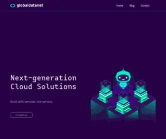 Globaldatanet.com(Build and optimize cloud) Screenshot