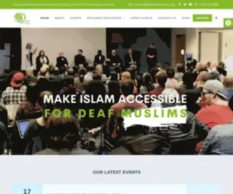 Globaldeafmuslim.org(Global Deaf Muslim USA) Screenshot