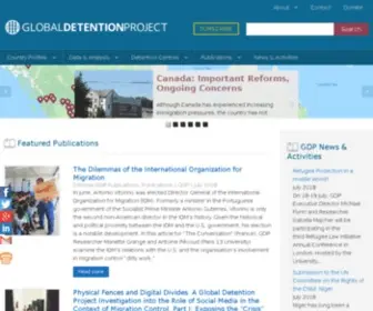 Globaldetentionproject.org(Global Detention Project) Screenshot
