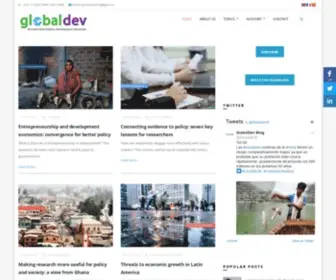 Globaldev.blog(Supported by GDN and BMGF) Screenshot