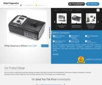 Globaldiagnostic.co.in(Global Diagnostics) Screenshot