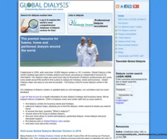 Globaldialysis.com(Global Dialysis) Screenshot