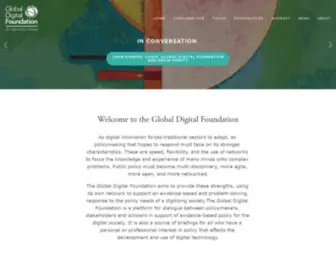 Globaldigitalfoundation.org(Global Digital Foundation) Screenshot