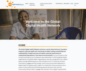 Globaldigitalhealthnetwork.org(The Global Digital Health Network) Screenshot