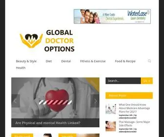 Globaldoctoroptions.com(Global Doctor Options) Screenshot