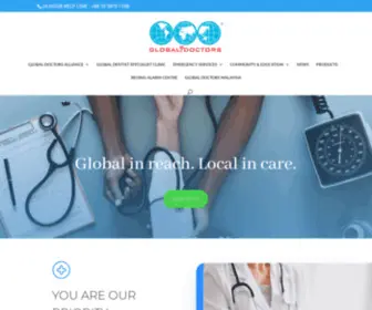 Globaldoctors.asia(Global Doctors Asia) Screenshot