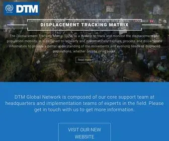 Globaldtm.info(Displacement Tracking Matrix) Screenshot