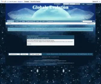 Globale-Evolution.de(Globale Evolution) Screenshot