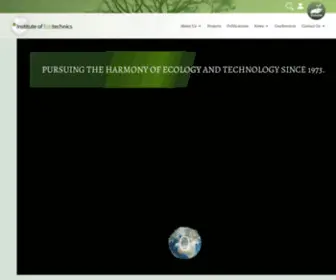 Globalecotechnics.com(The Institute of Ecotechnics) Screenshot