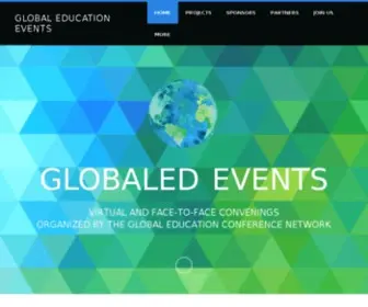 Globaledevents.com(Global Education Events) Screenshot