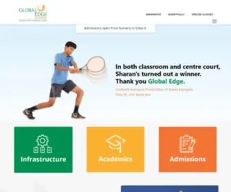 Globaledgeschool.com(Best CBSE school in Hyderabad) Screenshot