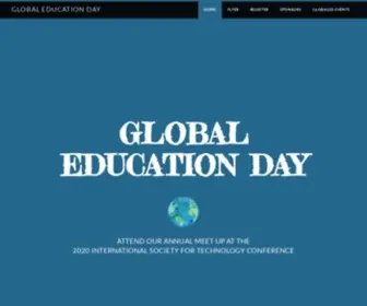 Globaledmeetup.com(GLOBAL EDUCATION DAY) Screenshot