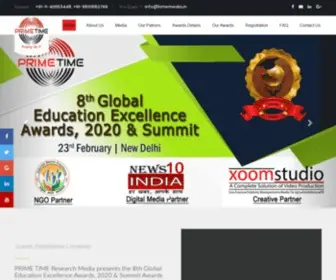 Globaleducationawards.com(Prime Time Research Media Global Education Awards) Screenshot