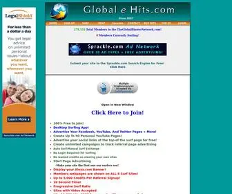 Globalehits.com(Global e Solutions) Screenshot