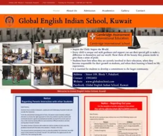 Globaleischool.com(Global English Indian School) Screenshot