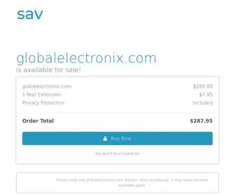 Globalelectronix.com(The premium domain name) Screenshot