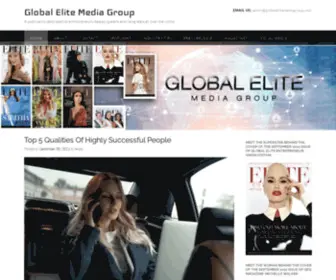 Globalelitemediagroup.com(A publication dedicated to entrepreneurs) Screenshot