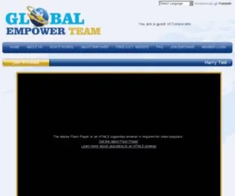 Globalempowerteam.com(Global Empower Team) Screenshot