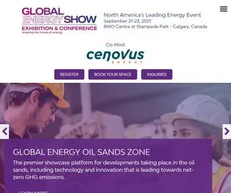 Globalenergyshow.com(The Global Energy Show Canada) Screenshot