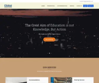 Globalenskr.com(Global Education & Services) Screenshot
