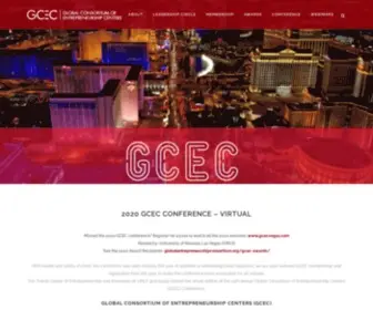 Globalentrepreneurshipconsortium.org(Global Consortium of Entrepreneurship Centers (GCEC)) Screenshot