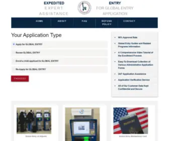 Globalentry-Online.com(Global Entry Enrollment) Screenshot