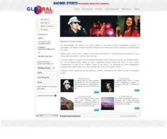 Globalevents.co.in(Global Events) Screenshot