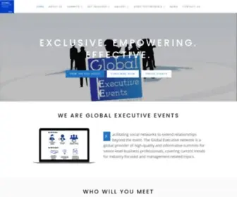 Globalexecutiveevents.com(Global Executive Events) Screenshot