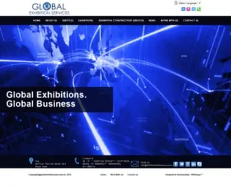 Globalexhibitionservices.in(GLOBAL EXHIBITION SERVICES) Screenshot