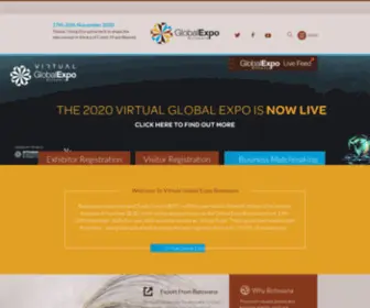 Globalexpo.co.bw(This is a business to business exhibition which) Screenshot