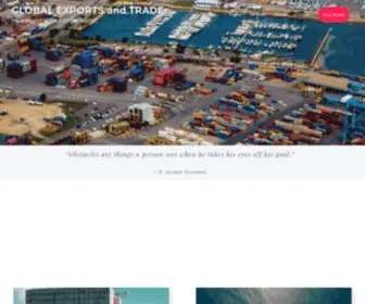 Globalexportsna.com(Your export source to the world) Screenshot