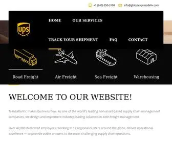 Globalexpressdeliv.com(TRANSPORTATION AND LOGISTICS) Screenshot