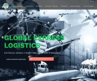 Globalexpresslog.com(Global Express Logistics) Screenshot
