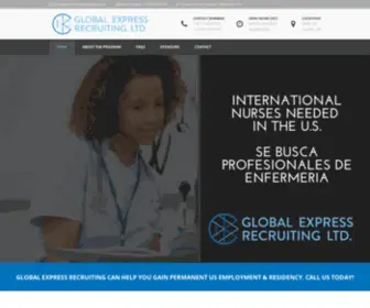 Globalexpressrecruiting.com(Global Express Recruiting) Screenshot