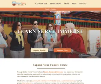 Globalfamilytravels.com(Immersive Family Adventures Around the World) Screenshot