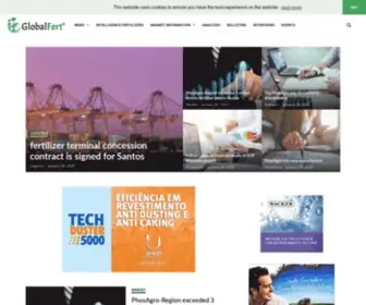 Globalfert.com.br(Maior provedor de informações do mercado de fertilizantes) Screenshot