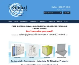 Globalfiltersource.com(Global Filter Source) Screenshot