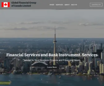 Globalfinancialgroup.ca(Global Financial Group of Canada) Screenshot