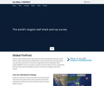 Globalfinprint.org(Global FinPrint) Screenshot