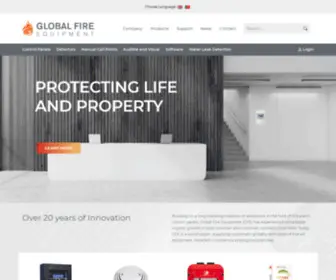 Globalfire-Equipment.com(Protect Life and Property) Screenshot