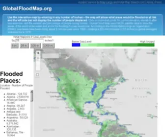 Globalfloodmap.org(Global Flood Map) Screenshot